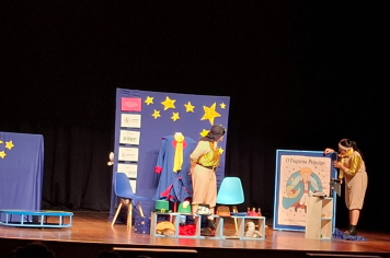 Foto - Alunos da Rede Municipal participam do Projeto A Hora do Conto em Todos os Cantos