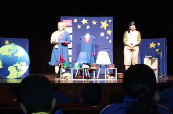 Foto - Alunos da Rede Municipal participam do Projeto A Hora do Conto em Todos os Cantos