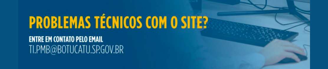 Problemas Técnicos com o site?