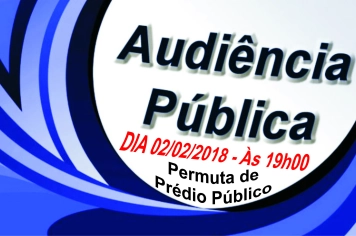 CONVITE PARA AUDIÊNCIA PÚBLICA