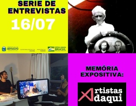 Memória expositiva e série de entrevistas dos 