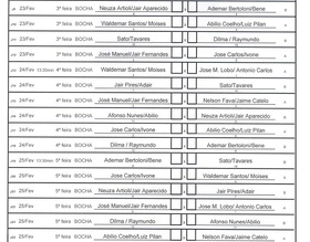 Campeonato Municipal de Bocha:Confira a tabela