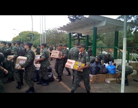 Tiro de Guerra e Ação da Cidadania arrecadam grande quantidade de medicamentos durante campanha