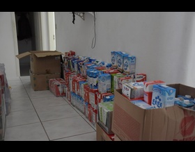 Educação entrega 420 litros de leite para o Asilo Padre Euclides