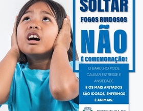 Botucatu lança campanha para conscientizar sobre soltura de fogos