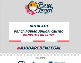 Drive-Thru Bem Legal ocorre dia 8 de maio em Botucatu