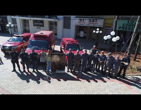 Prefeitura e Bombeiros fazem ação sobre Campanha Contra Queimadas