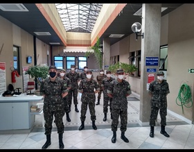 Tiro de Guerra realiza doação de sangue no Hemocentro do HCFMB