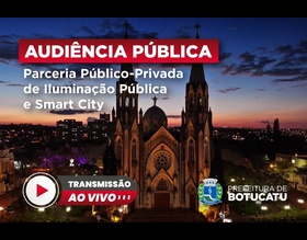 Prefeitura terá audiência pública sobre Cidade Inteligente