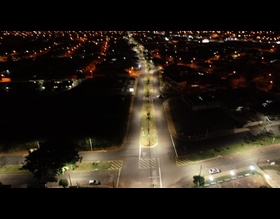 Prefeitura implanta nova iluminação de LED em avenidas do Jardim Continental