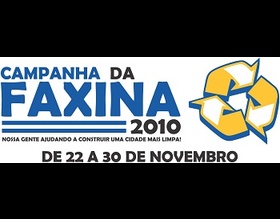 Campanha da Faxina começa segunda [22], no setor Norte