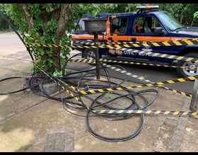 Prefeitura ganha em 1ª Instância ação contra empresas de telefonia por cabos e fios soltos