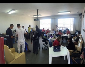 Grupo Demolay realiza atividades de integração com idosos do Aconchego