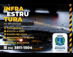 Secretaria de Infraestrutura conta com novo canal de comunicação com população