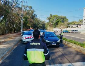 Agentes atuam com bloqueios educativos na Semana Nacional de Trânsito