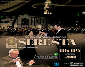 Projeto Seresta estreia em Botucatu com a Banda Sinfônica Municipal neste sábado, 6