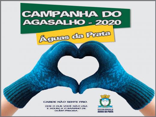 FUNDO SOCIAL LANÇA DO AGASALHO 2020 EM ÁGUAS DA PRATA