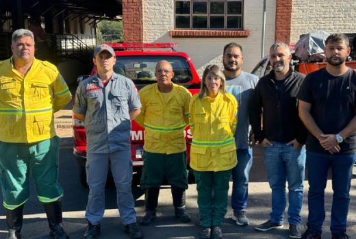 ÁGUAS DA PRATA PARTICIPA DE TREINAMENTO COM BOMBEIROS DE SÃO JOÃO E REGIÃO