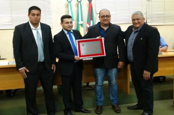 Poder Legislativo faz homenagem ao Pr. Tiago Godoy Sobral
