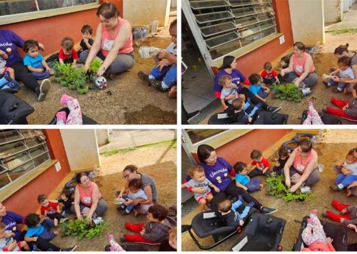 DIA DO MEIO AMBIENTE É COMEMORADO POR CRIANÇAS DA CRECHE