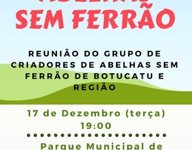 Parque Municipal recebe palestra sobre abelhas sem ferrão