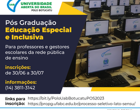 Inscrições para pós-graduação em Educação Especial ( EAD) seguem até 30 de julho