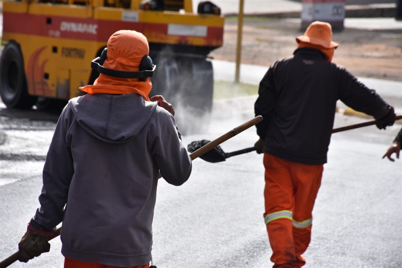 Jardim Aeroporto começa a receber recapeamento completo