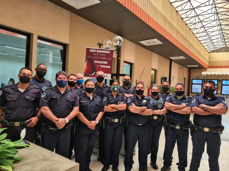 GCM realiza doação de sangue no Hemocentro do HC