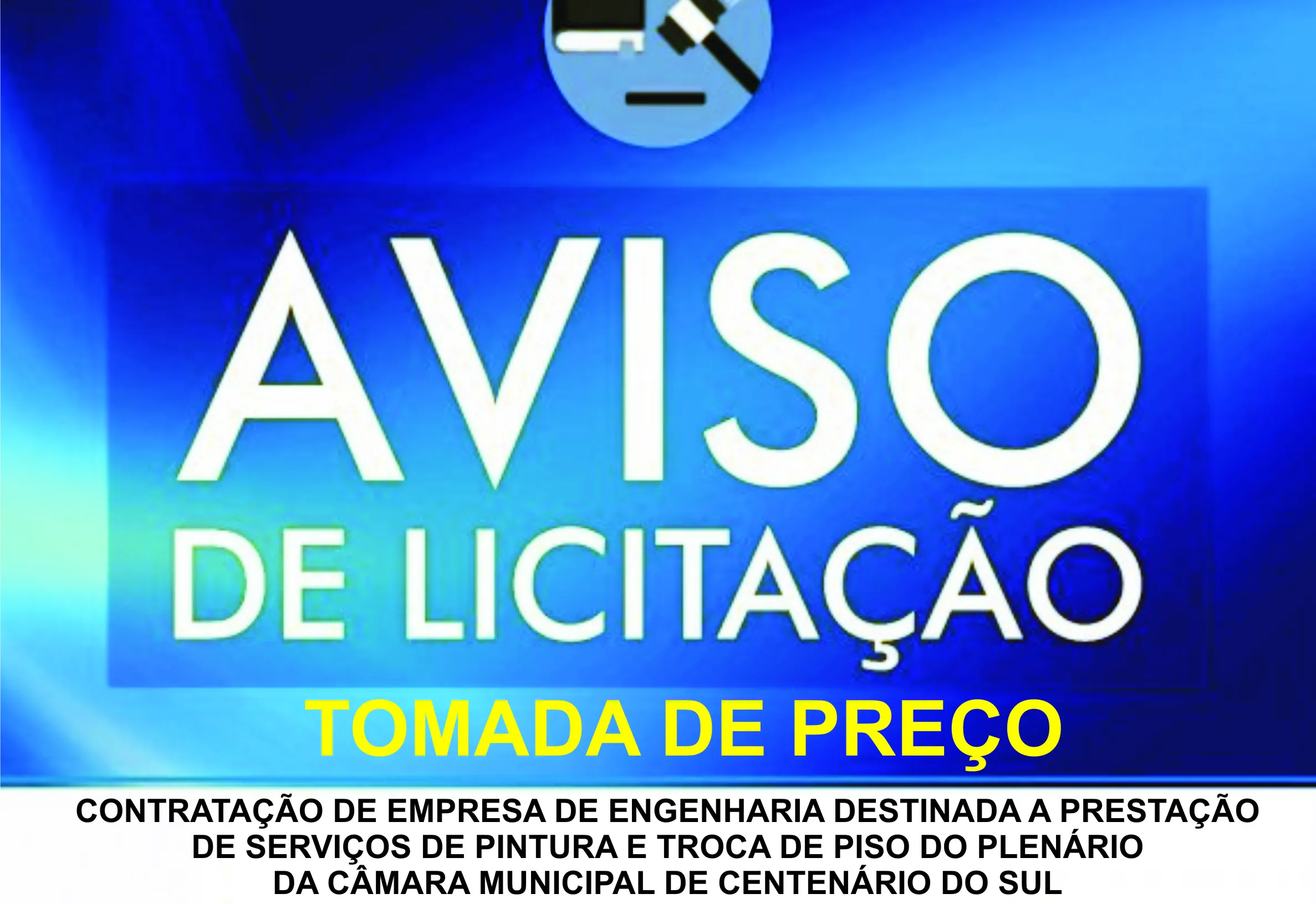 AVISO DE LICITAÇÃO