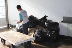 Secretário de Esportes e Lazer faz mutirão de limpeza no Ginásio Municipal