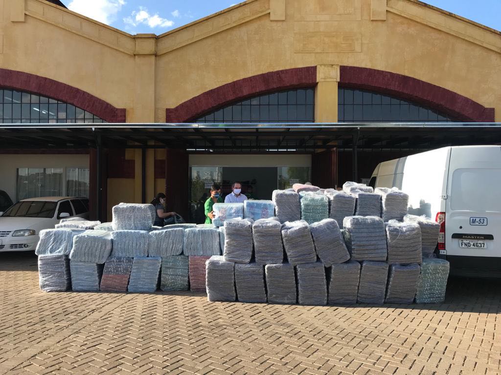 Fundo Social recebe nova doação de cobertores da Sabesp