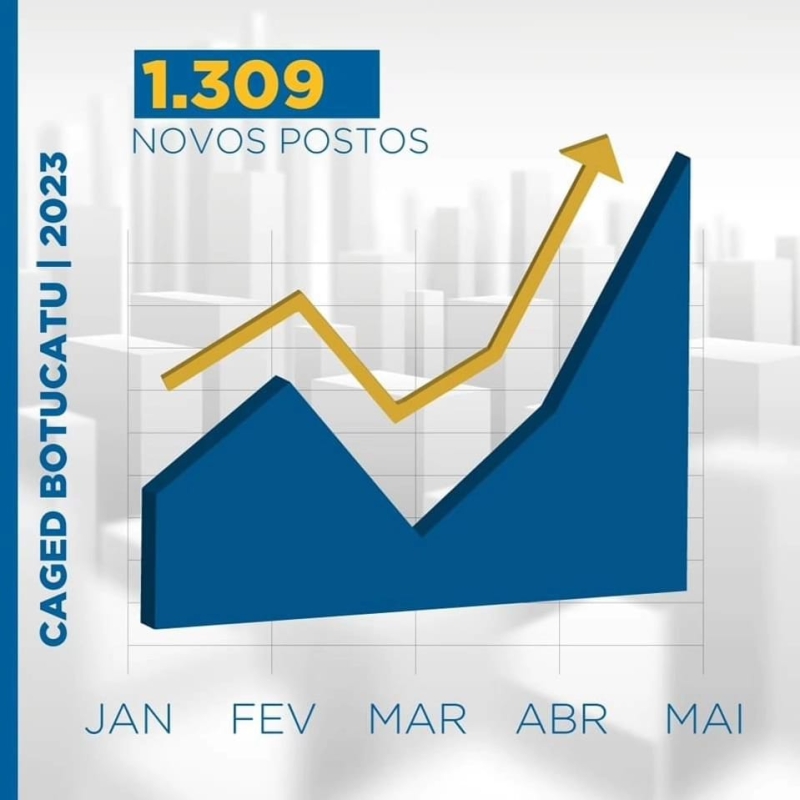 Botucatu fecha 5 primeiros meses do ano com saldo positivo na geração de postos de trabalho
