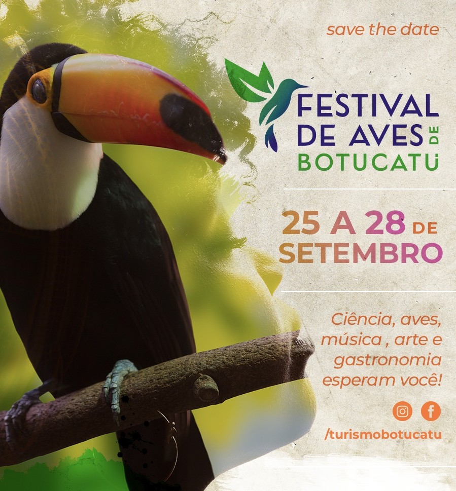Vem aí o 3º Festival de Aves de Botucatu