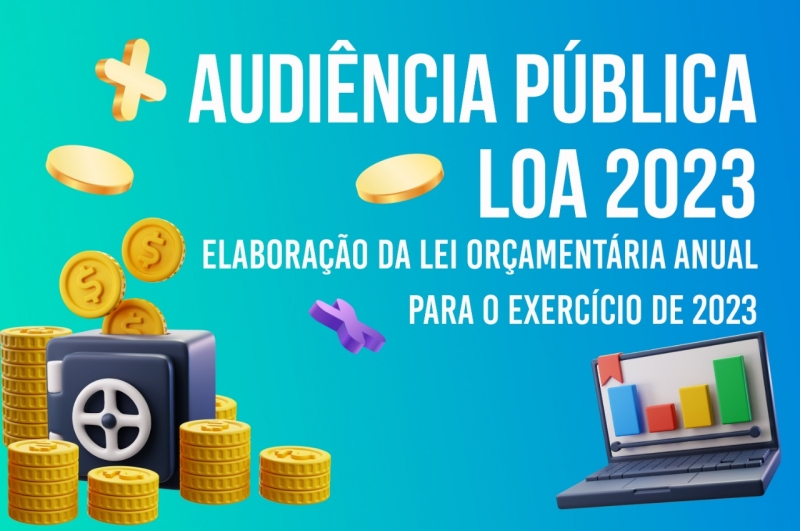 Poder Executivo promoverá audiência pública para elaboração da Lei Orçamentária Anual de 2023