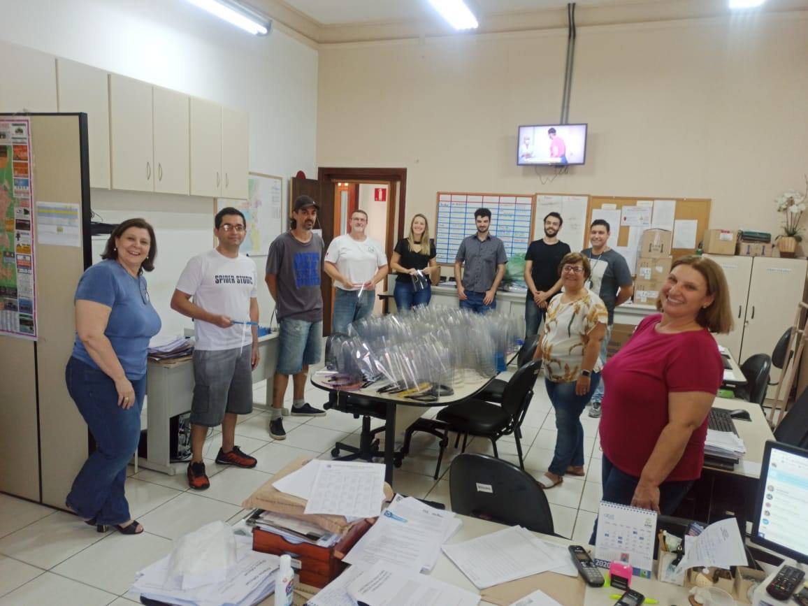Empresas da Cidade doam mêscaras para atendimentos na Saúde Municipal