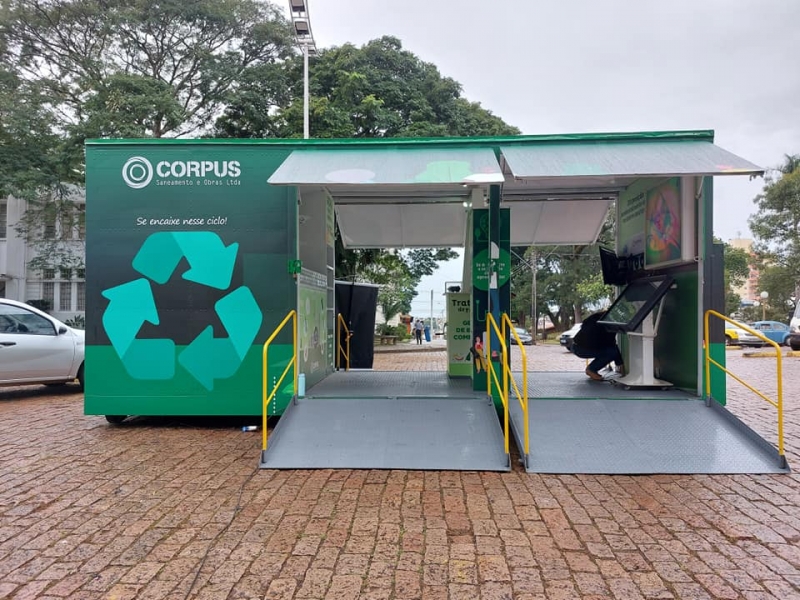 Ecoponto Móvel estimula a cidadania no Junho Verde