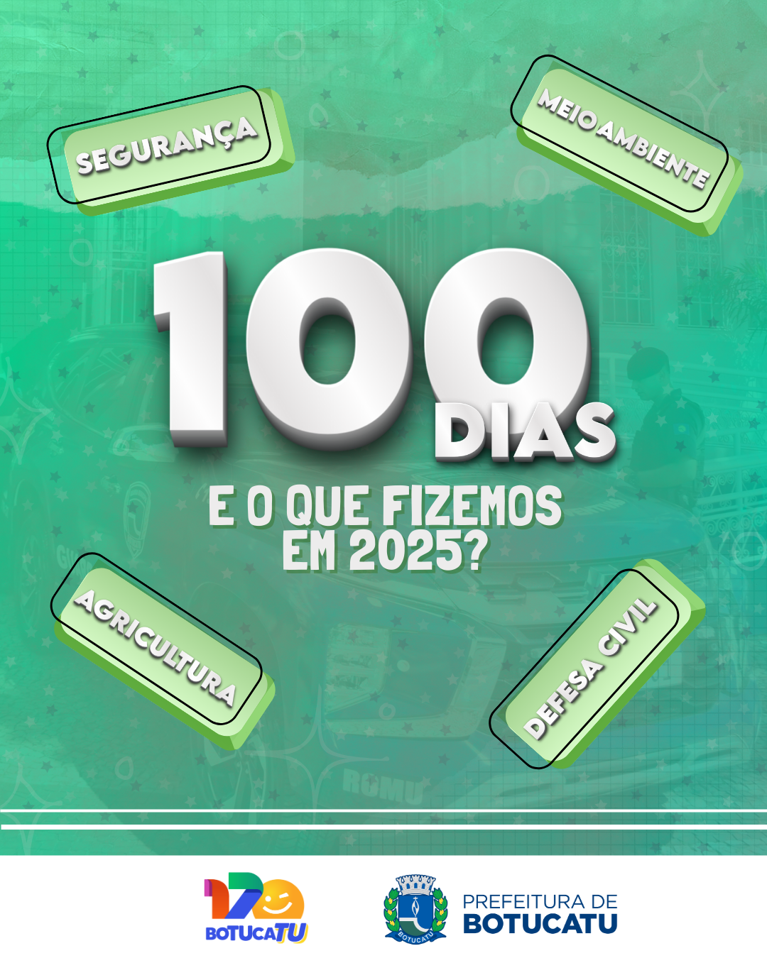 100 dias em 2025: Segurança, Agricultura, Meio Ambiente e Defesa Civil