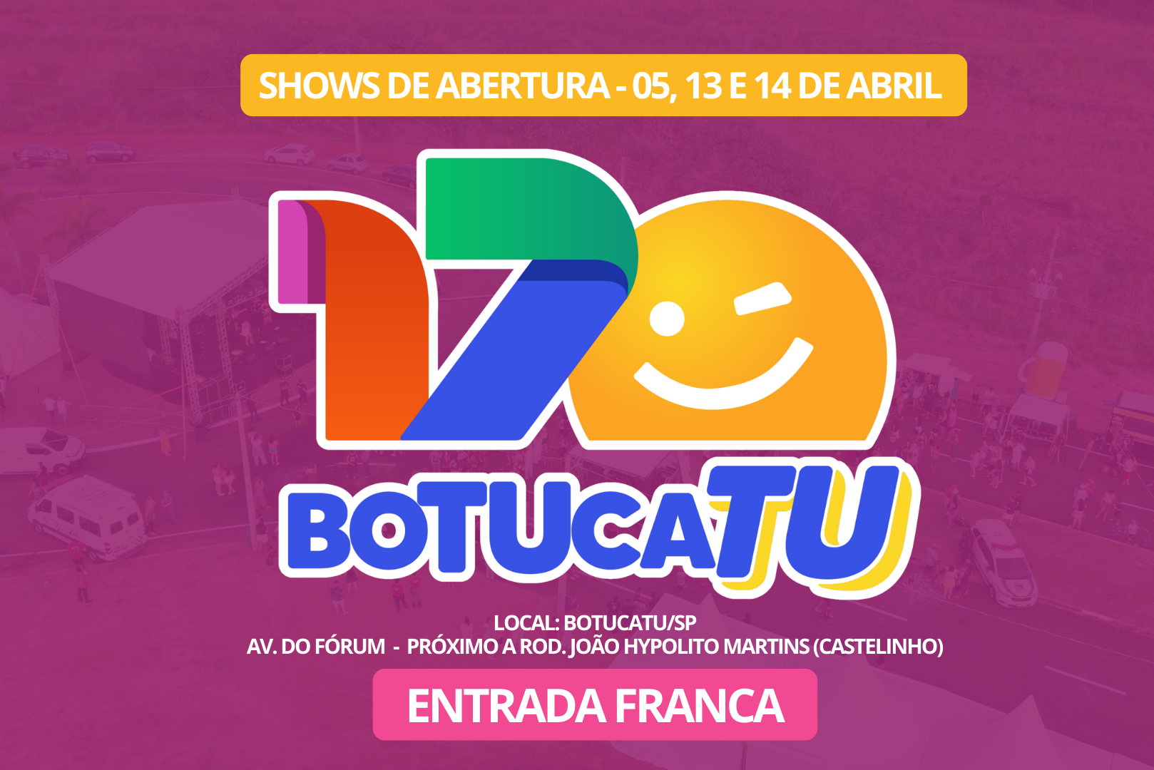 Botucatu 170 Anos: Confira os shows de abertura das grandes atrações