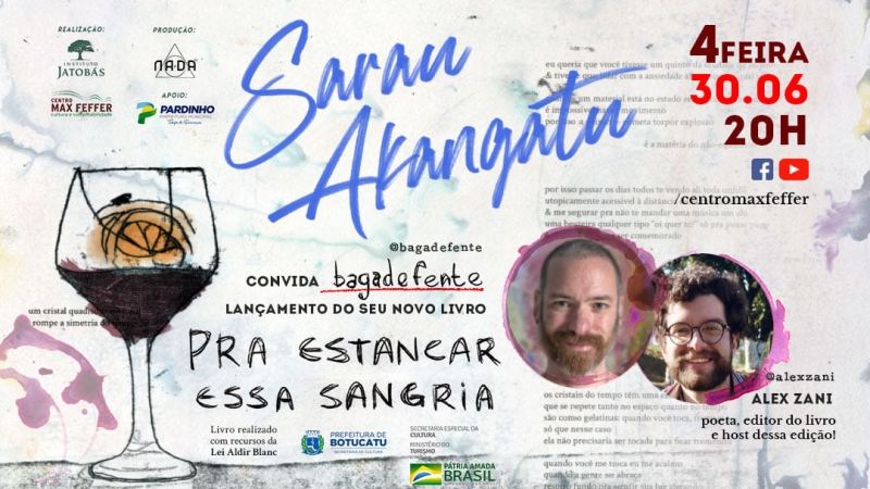 Lançamento do livro. Para Estancar essa Sangria