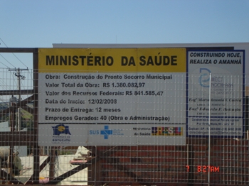 Prefeito e secretário visitam obras municipais