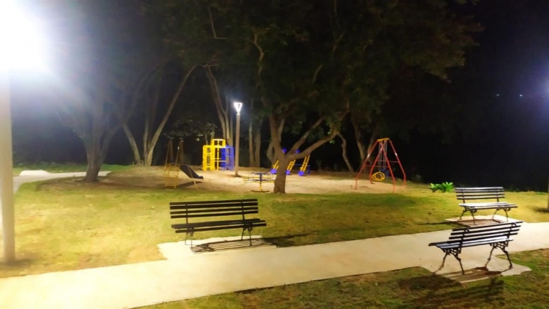 Zeladoria implanta primeira praça com iluminação de LED de Botucatu
