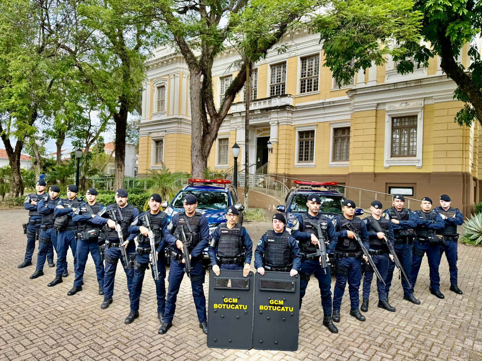 Guarda Civil Municipal de Botucatu conta com efetivo reforçado da ROMU