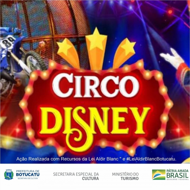 Circo Disney disponibiliza Espetáculo Online gratuito para População