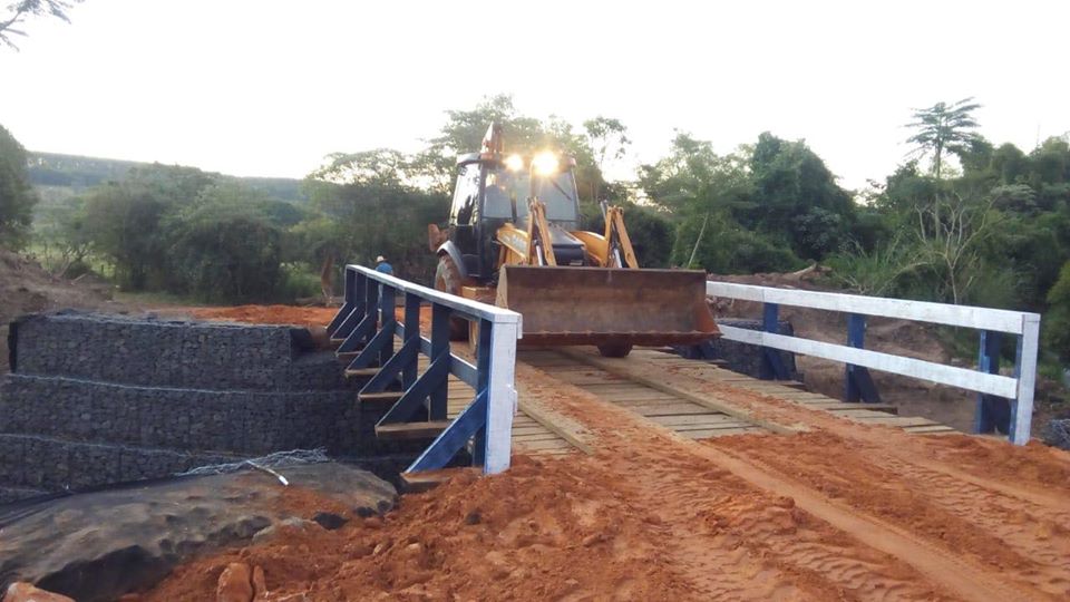 Infraestrutura finaliza reconstrução de ponte na 