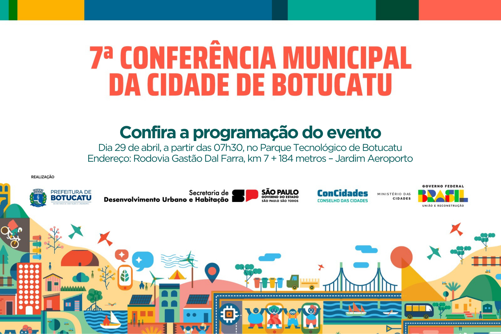 Confira a programação da 7ª Conferência Municipal da Cidade de Botucatu
