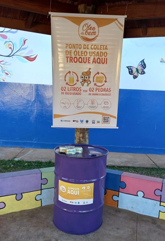 Quase 600 litros de óleo usado já foram reciclados em Botucatu